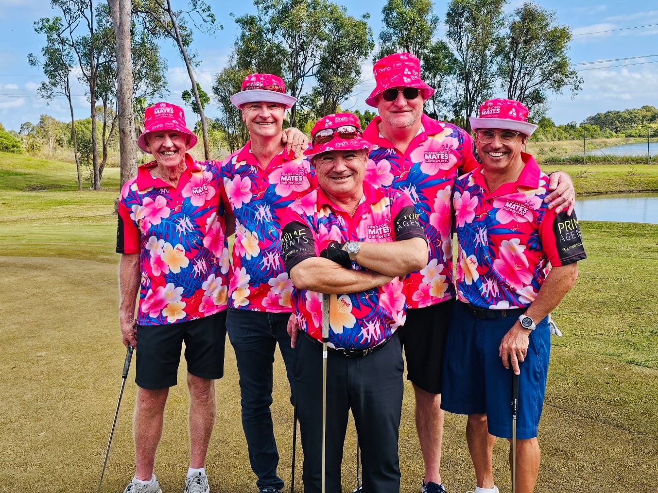 A sea of pink as Fraser Coast Mates Golf Day makes history in the Bay