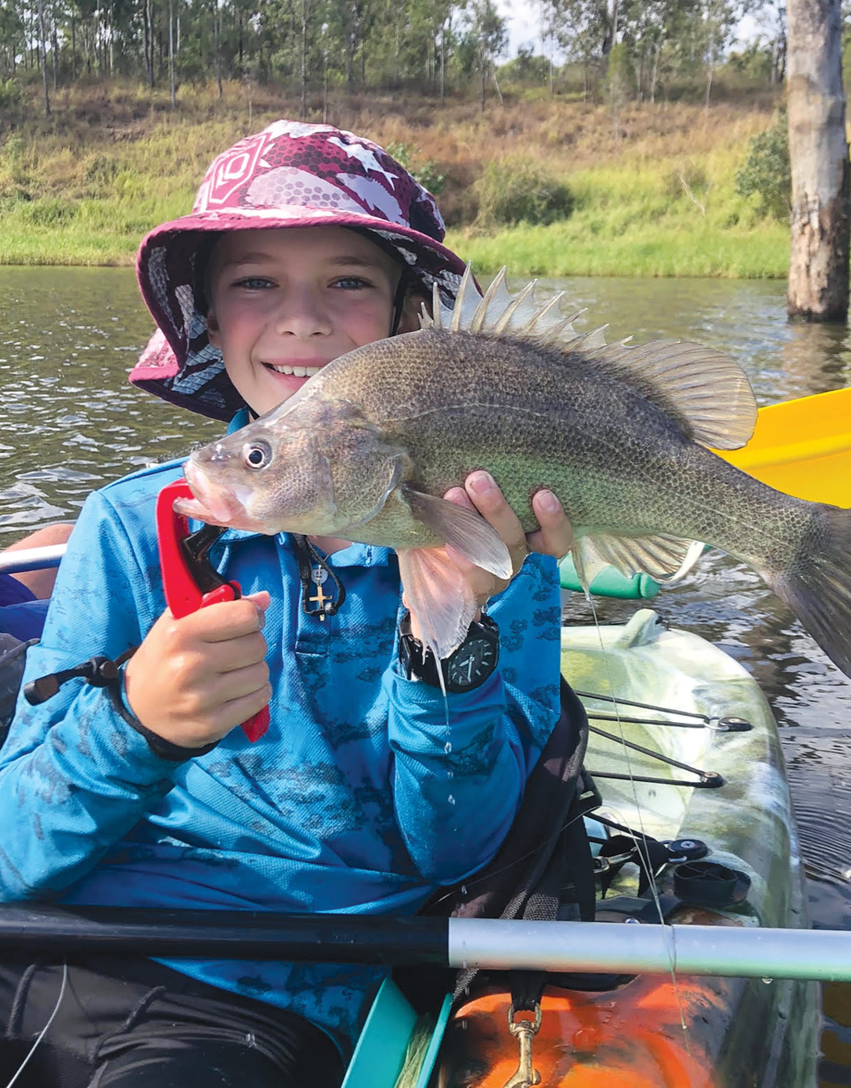 Local 10yr old wins Silver Perch category in statewide fishing comp