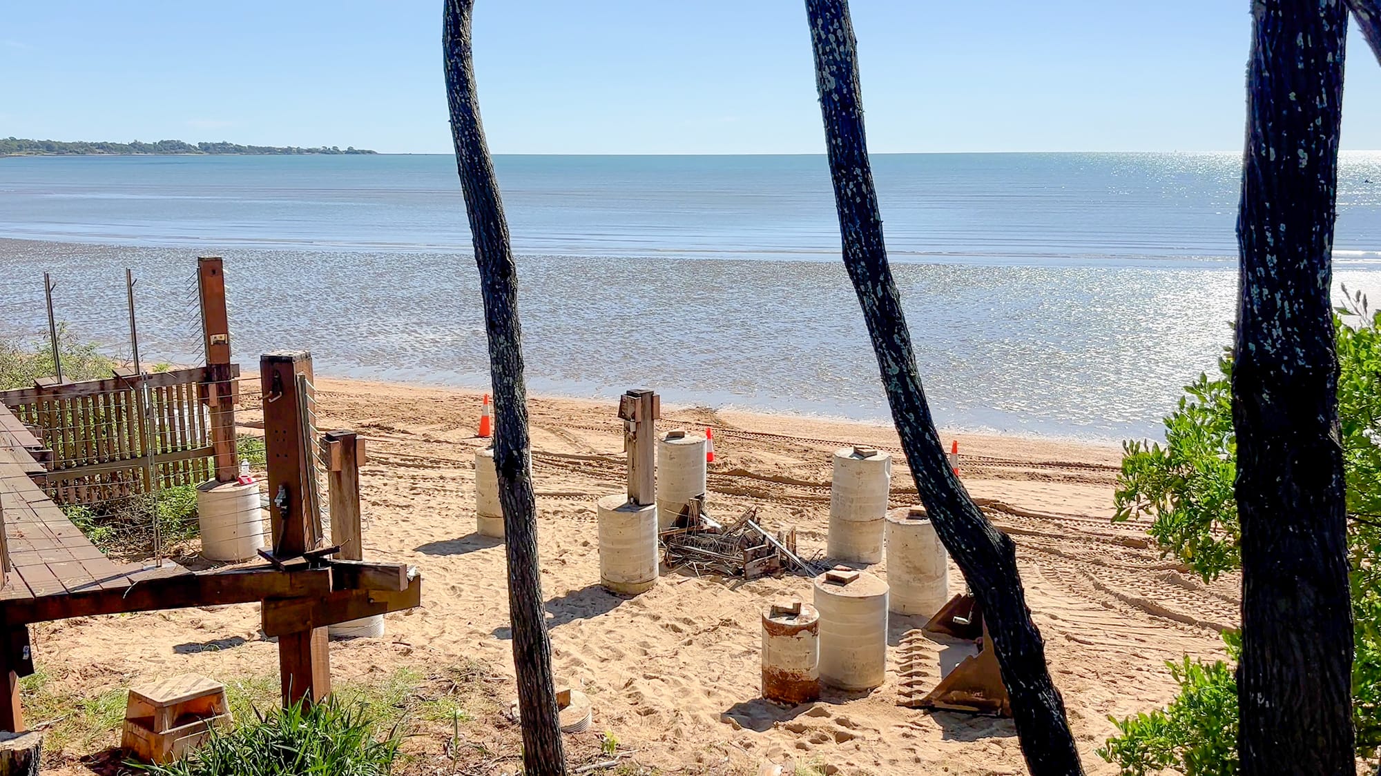 WetSide boardwalk demolition begins