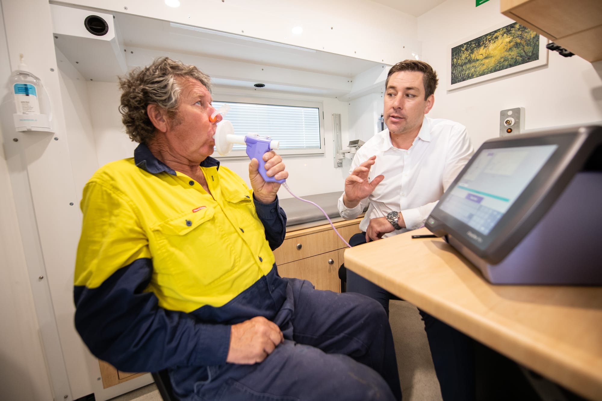 Life-changing free lung checks for Hervey Bay former miners