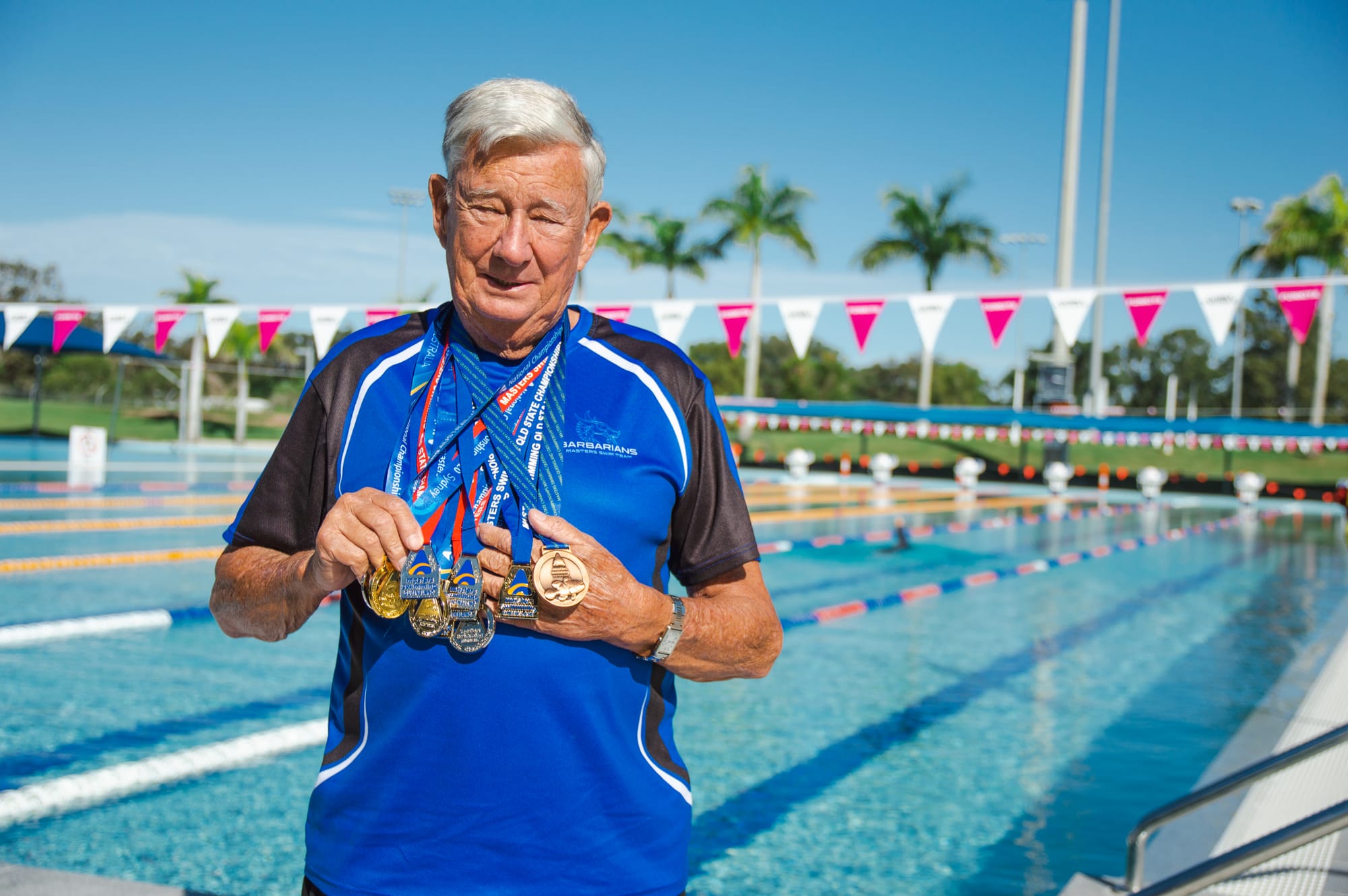Swimming champ brings home gold