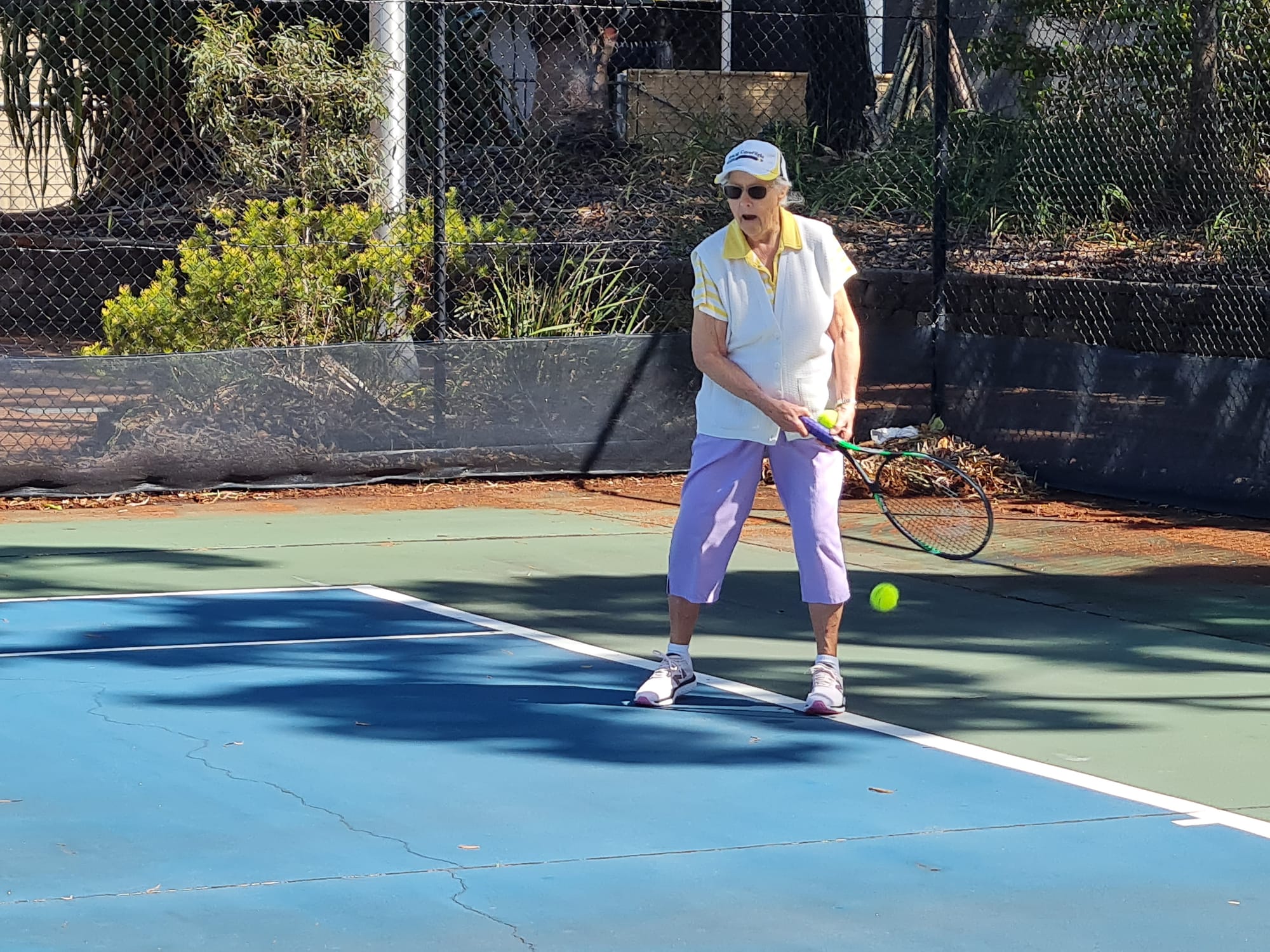 Age is no barrier when it comes to playing tennis