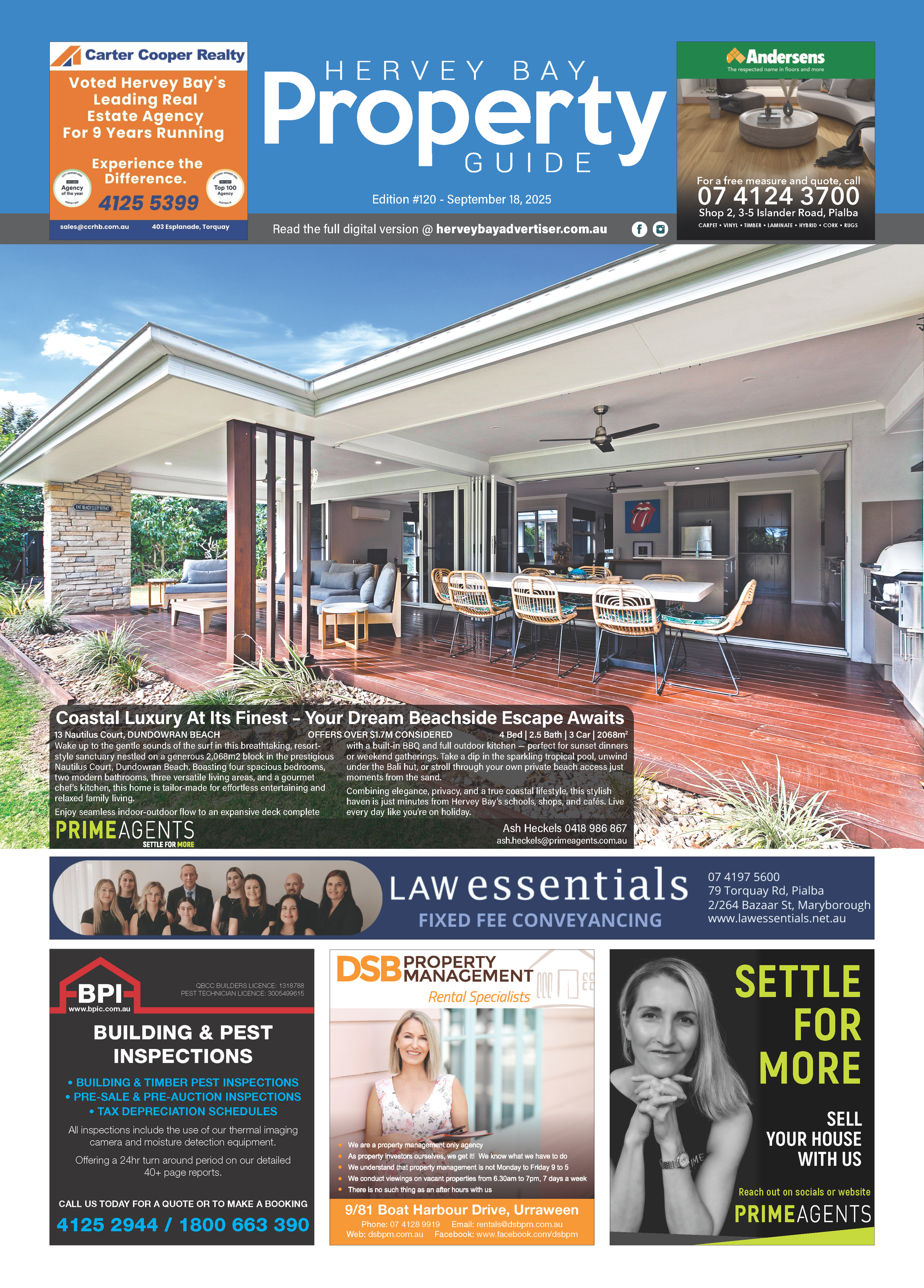 Hervey Bay Property Guide 18th September 2025  post
                                image
