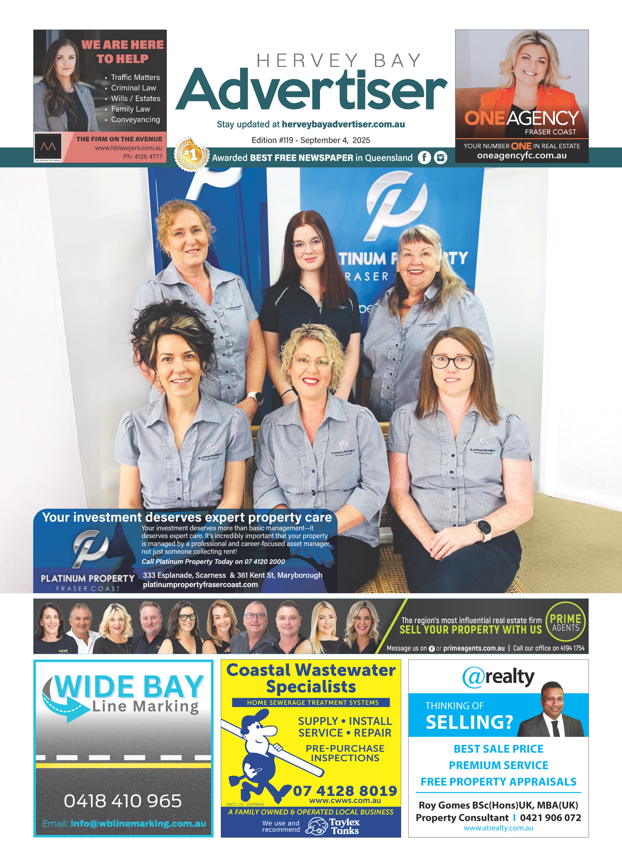Hervey Bay Advertiser 4th September 2025  post
                                image