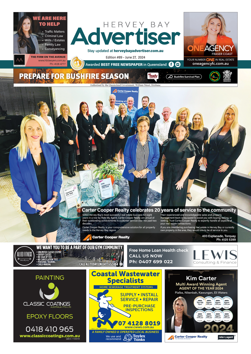 Hervey Bay Advertiser 27th June 2024 post image