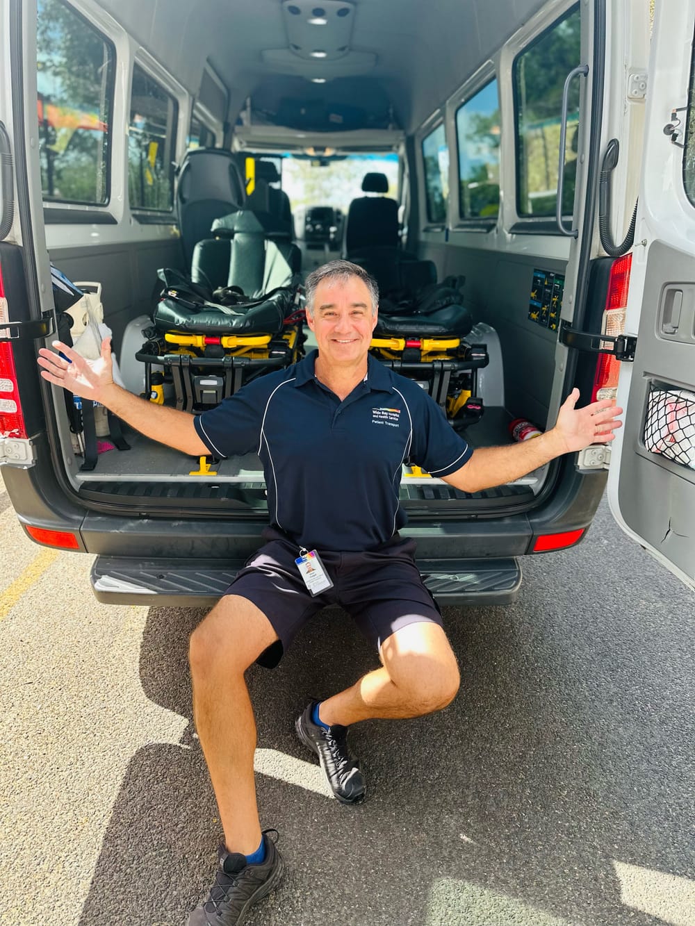 Patients enjoy a happy ride with smiling Deano post image