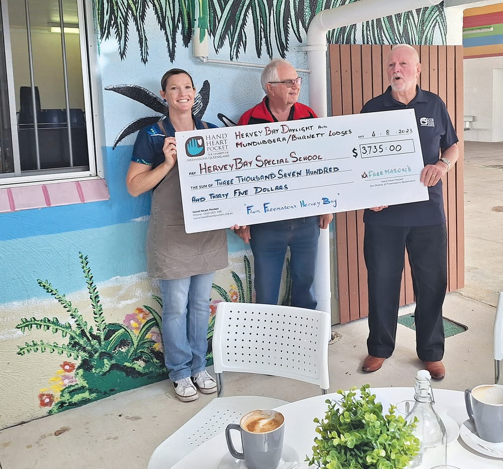 Masonic Lodge donation supports special school post image