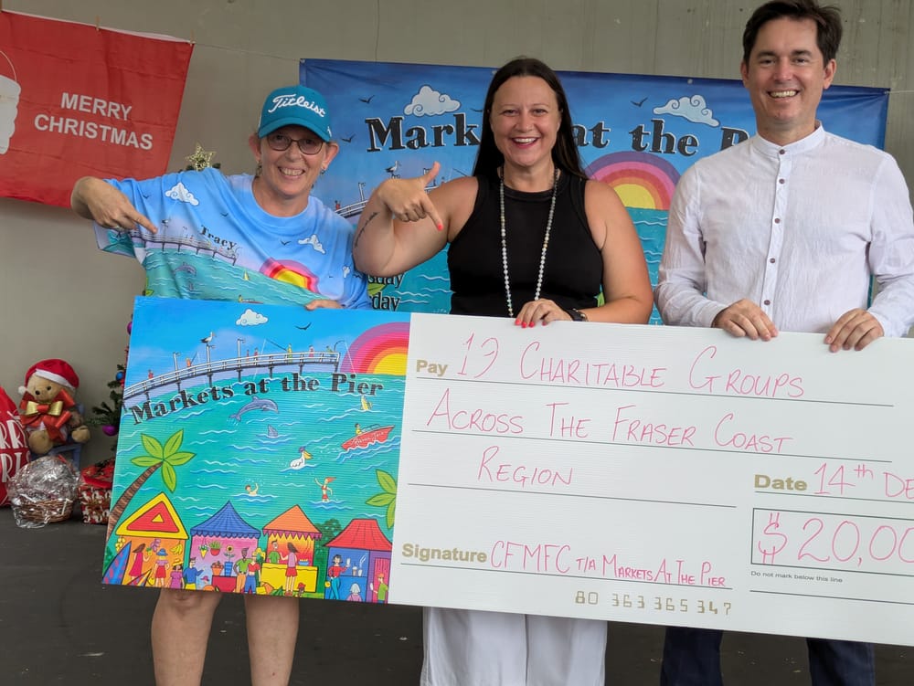 Markets at the Pier donates $20,000 to local charities post image