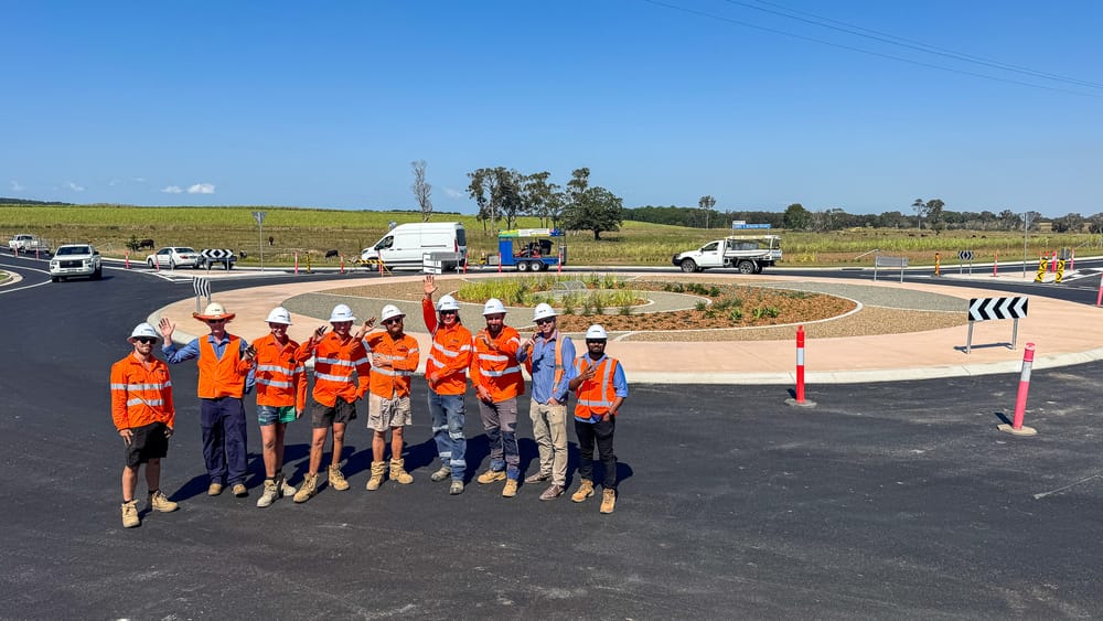 Nikenbah roundabout upgrade now complete post image