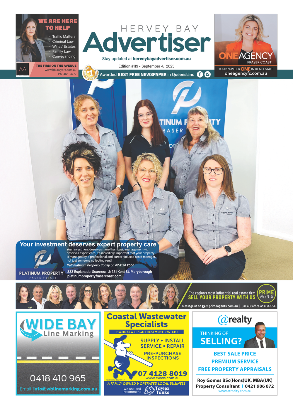Hervey Bay Advertiser 4th September 2025 post image