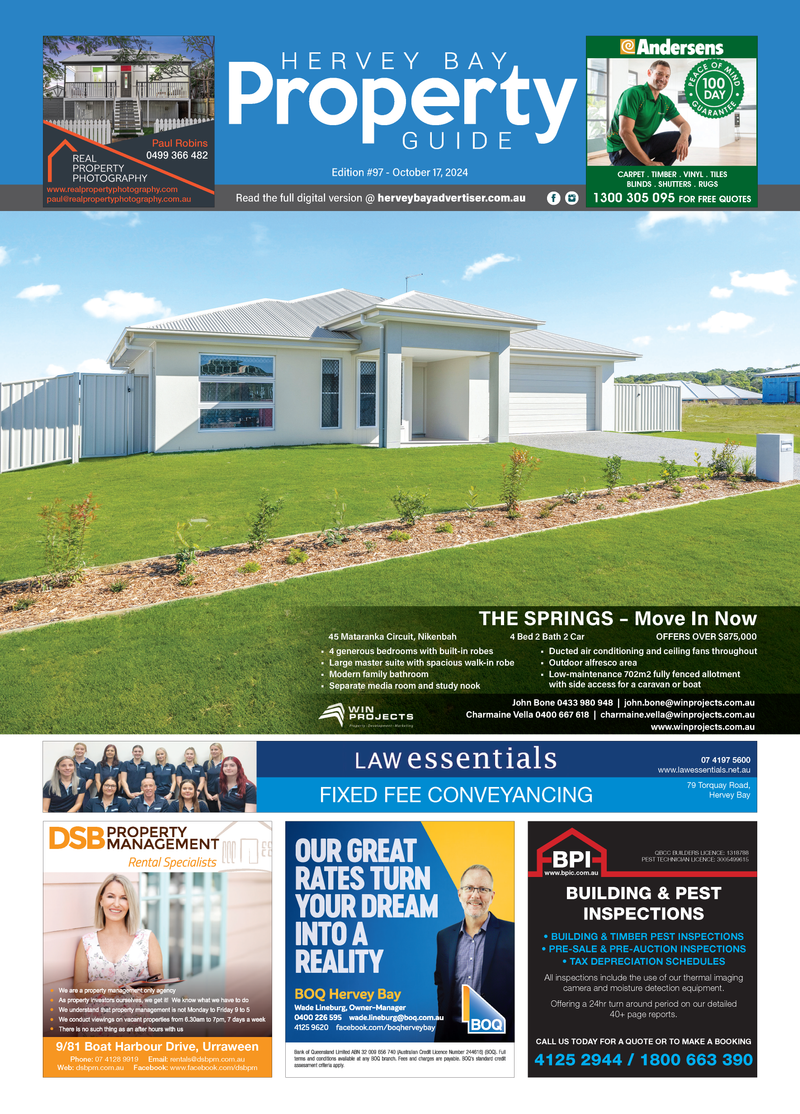 Hervey Bay Property Guide 17th October 2024 post image