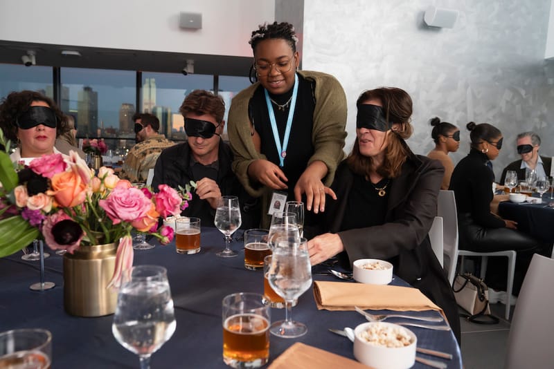Dining in the darkness to support vision impaired post image