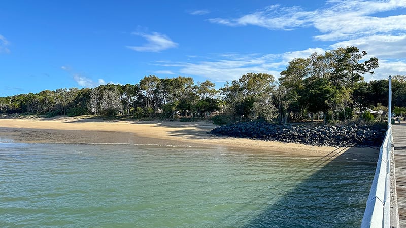 Works started on new seawall at Urangan post image