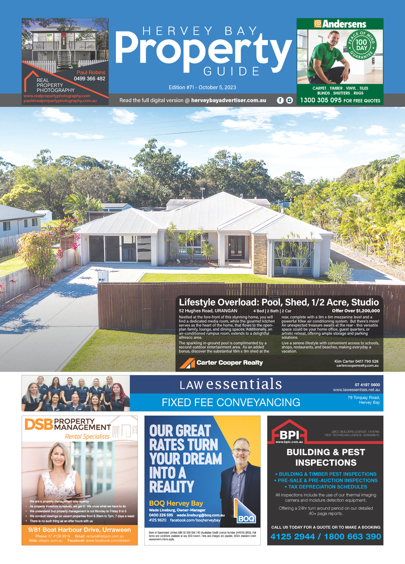 Hervey Bay Property Guide 5th October 2023 post image