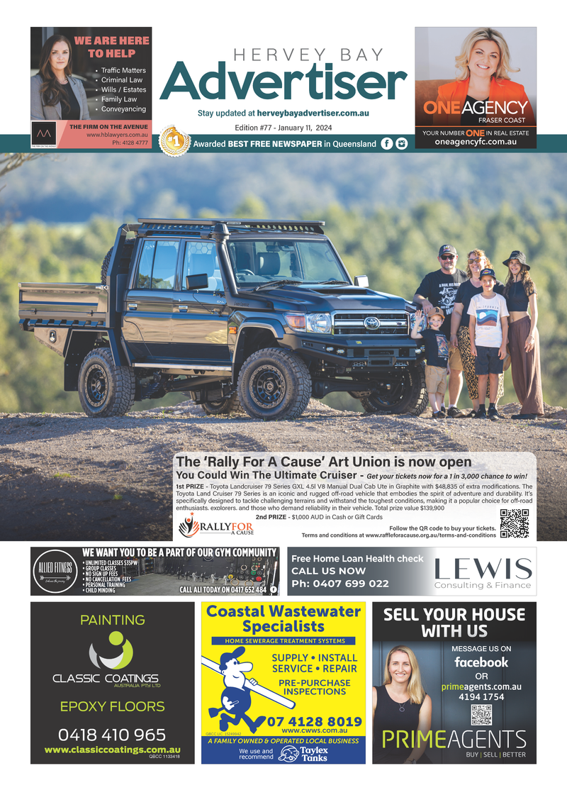 Hervey Bay Advertiser 11th January 2024 post image