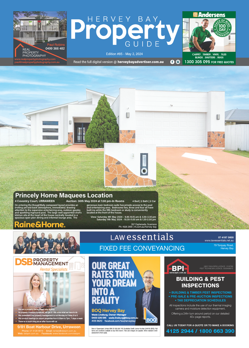 Hervey Bay Property Guide 2nd May 2024 post image