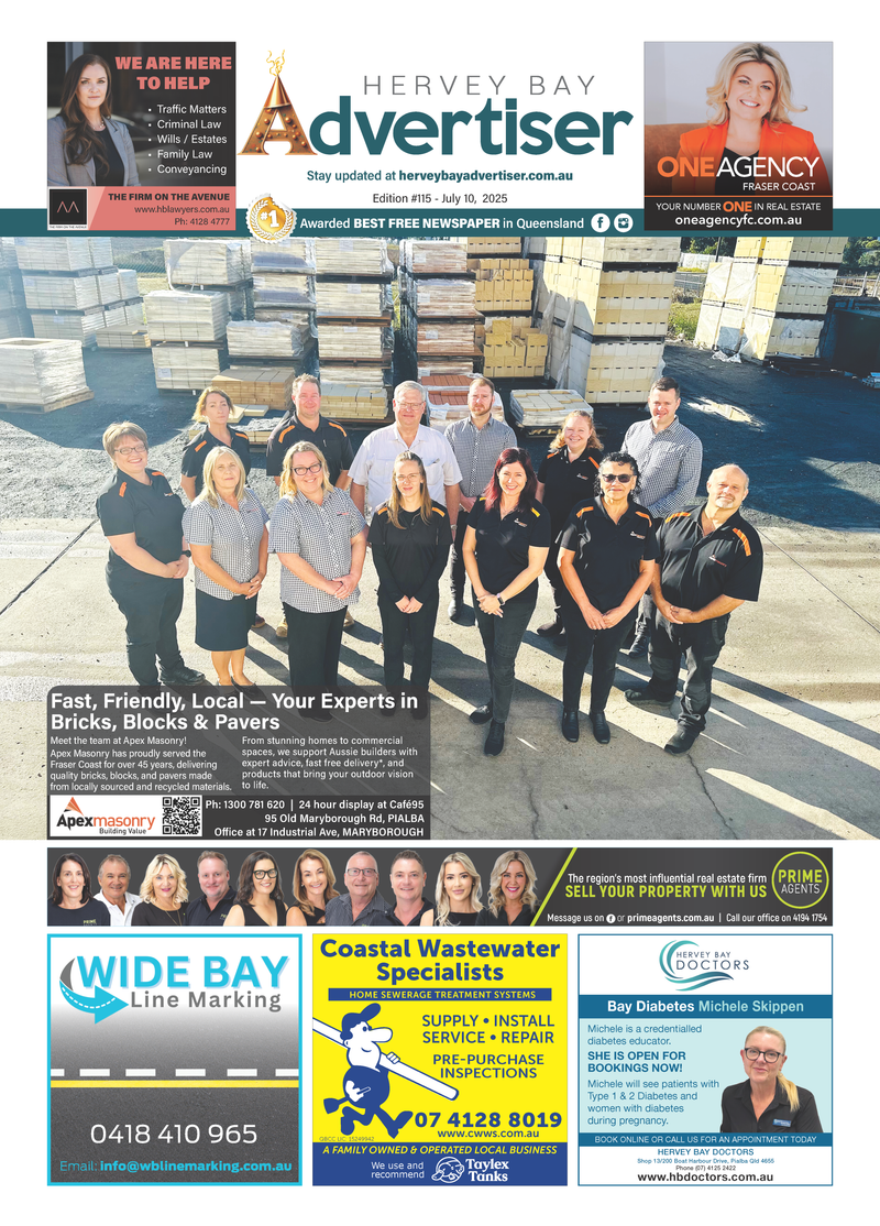 Hervey Bay Advertiser 10th July 2025 post image