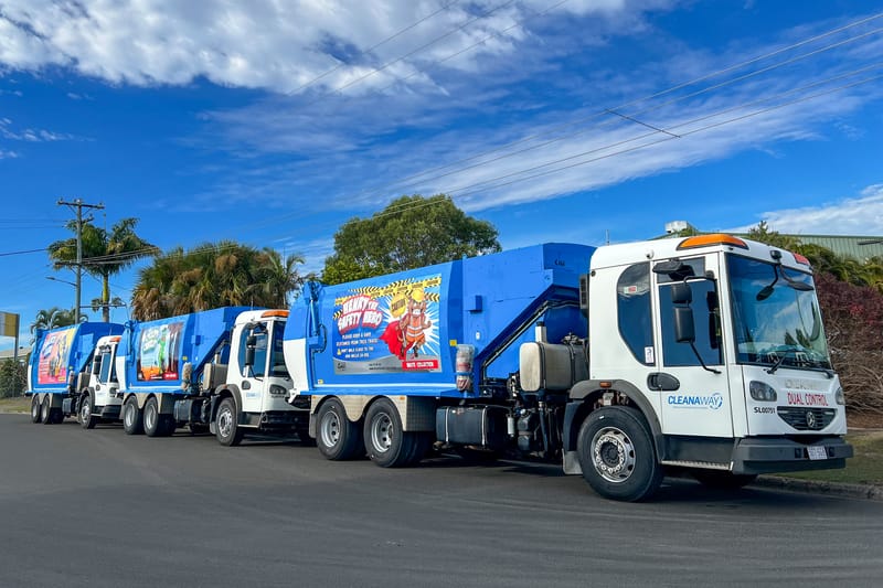 New Waste Monsters featured on waste trucks post image