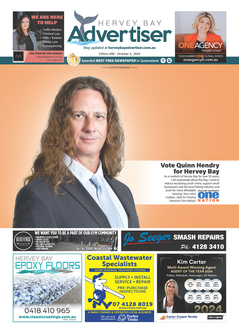Hervey Bay Advertiser 3rd October 2024 post image