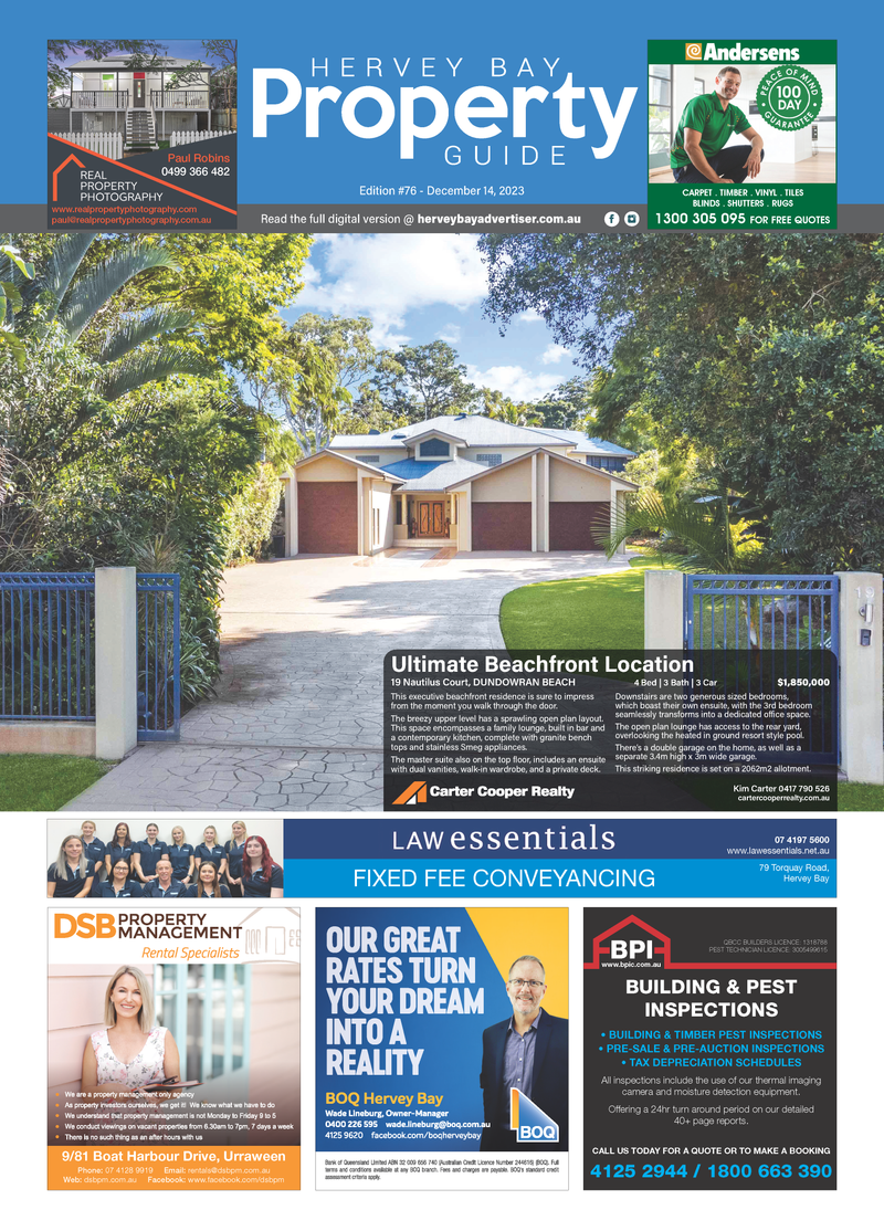 Hervey Bay Property Guide 14th December 2023 post image