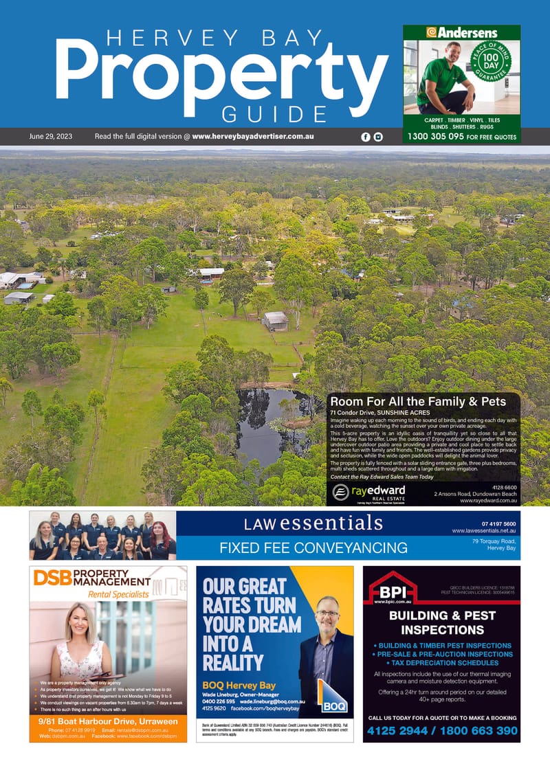 Hervey Bay Property Guide 29th June 2023 post image