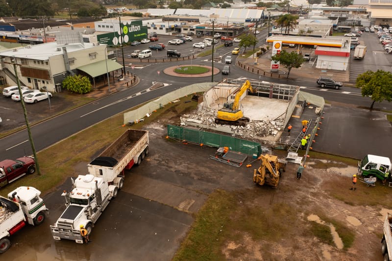 Building demolished to make way for city centre revamp post image