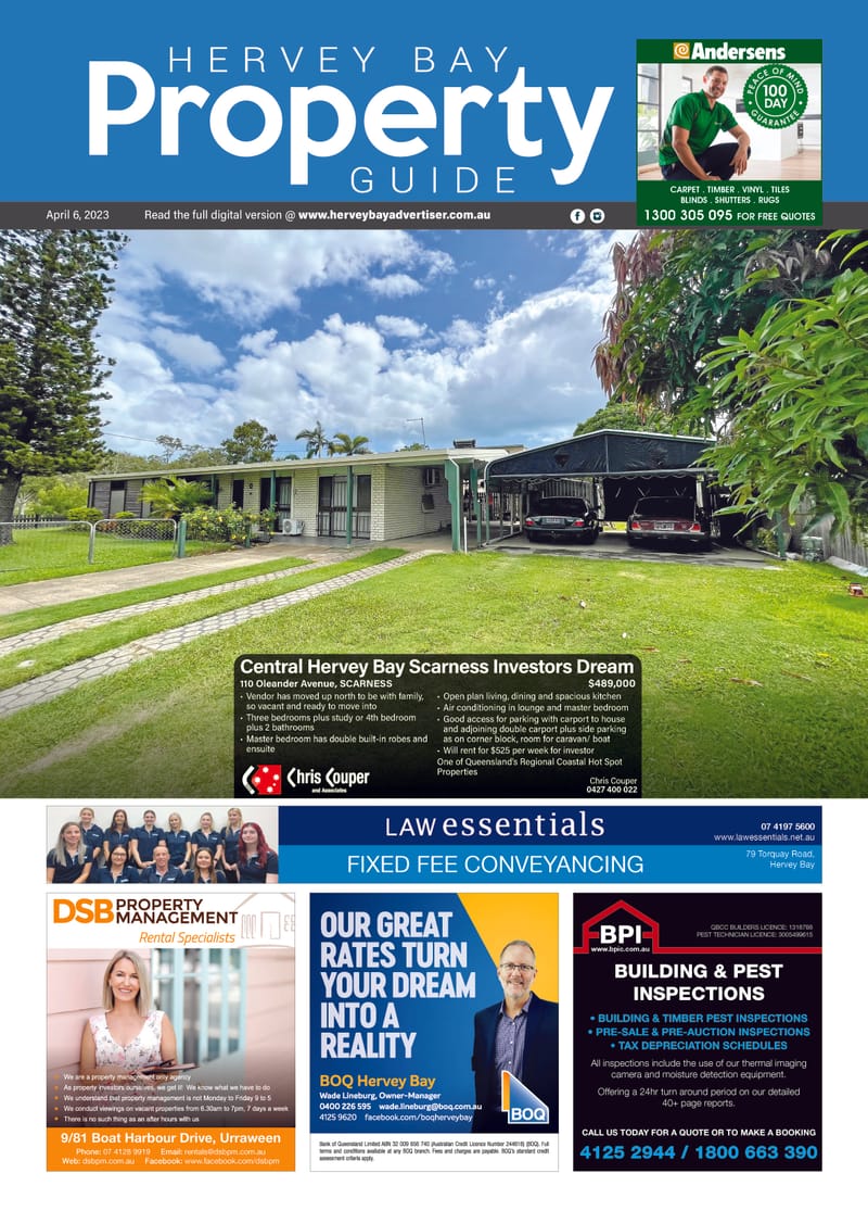 Hervey Bay Property Guide 6th April 2023 post image