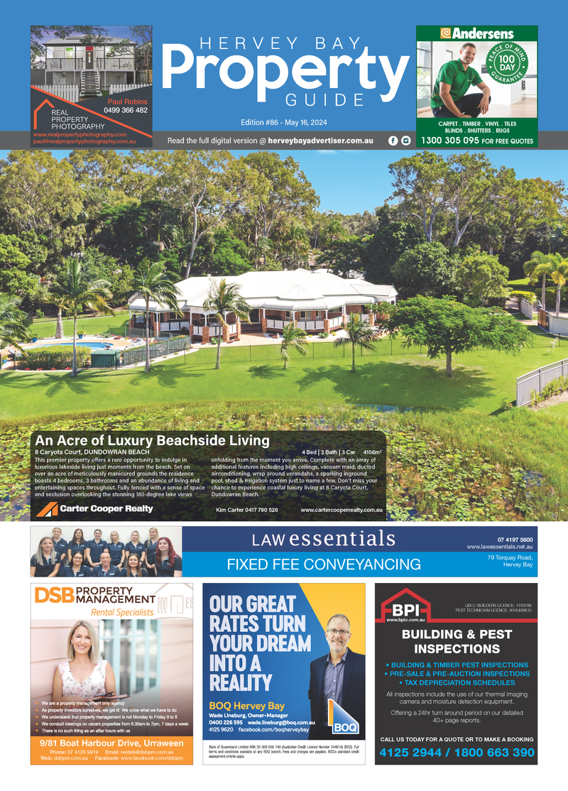 Hervey Bay Property Guide 16th May 2024 post image