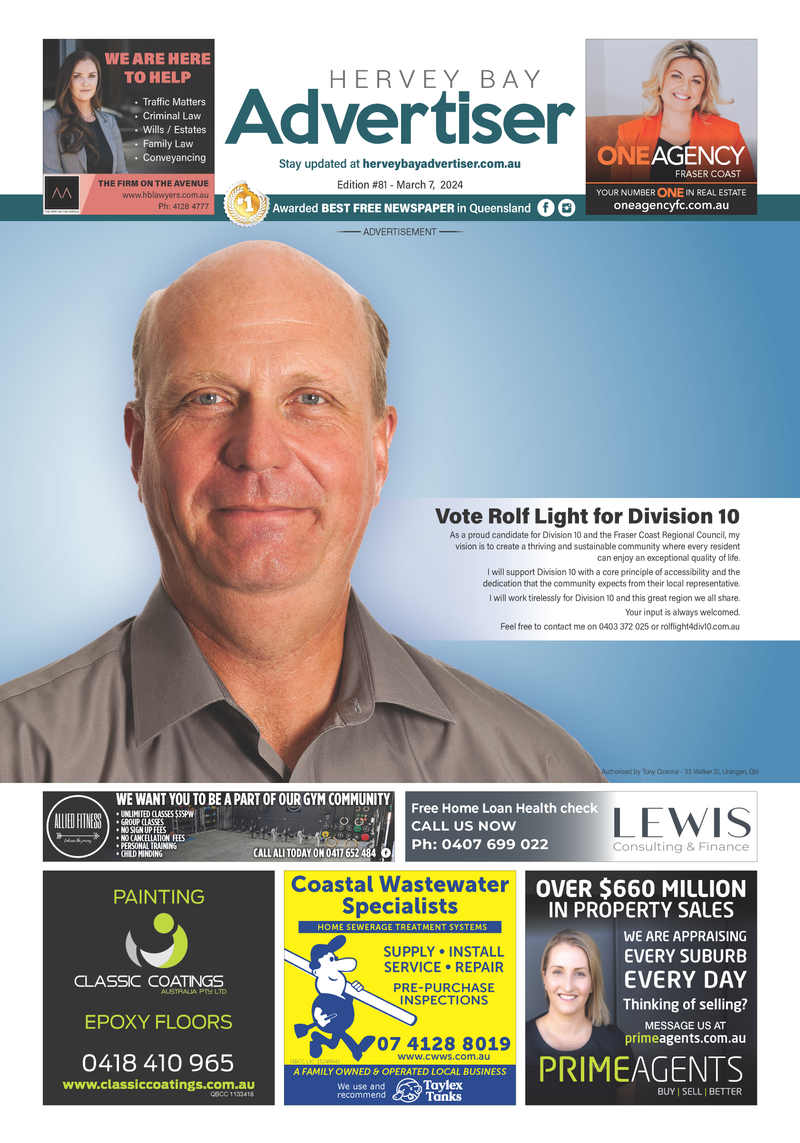 Hervey Bay Advertiser 7th March 2024 post image