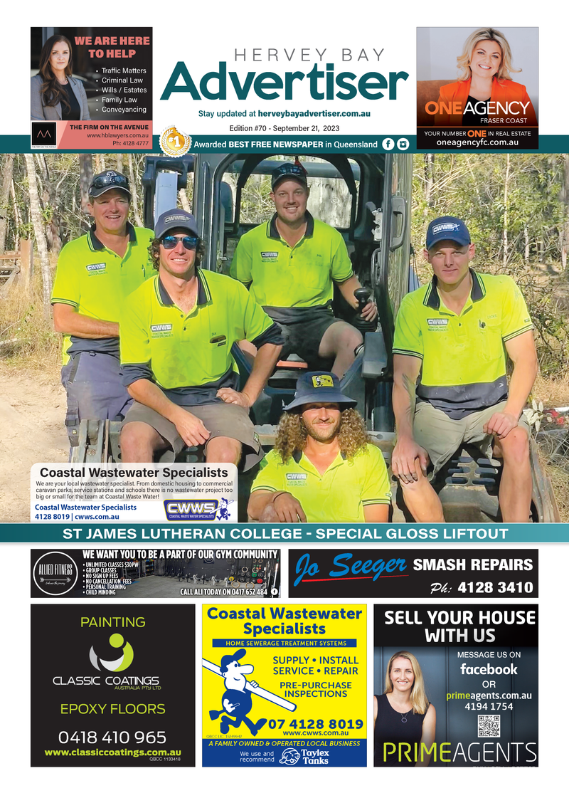 Hervey Bay Advertiser 21st September 2023 post image