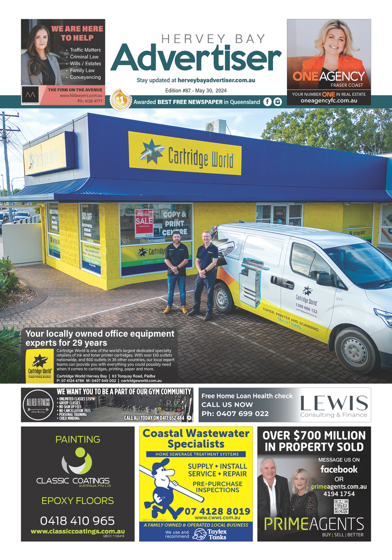 Hervey Bay Advertiser 30th May 2024 post image