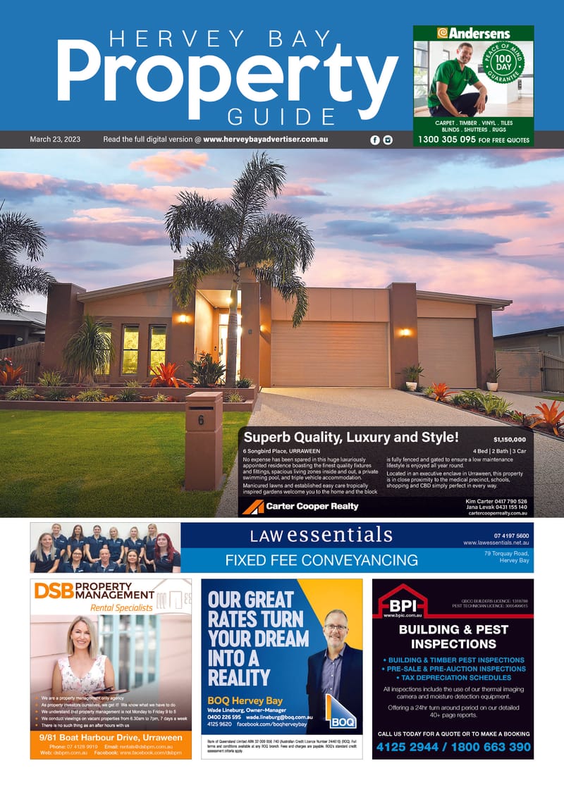 Hervey Bay Property Guide 23rd March 2023 post image