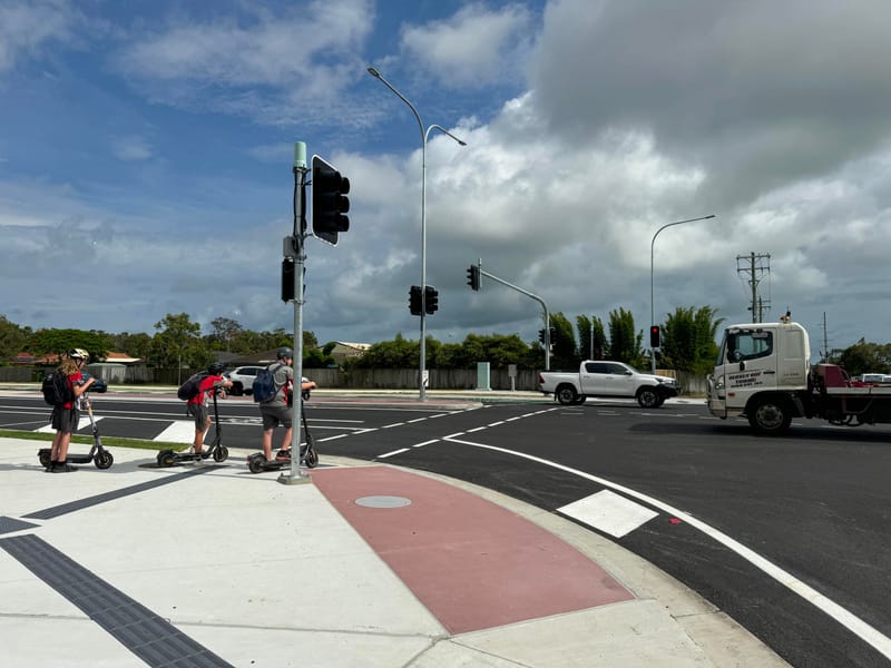 Busy Bay intersection upgrade completed post image