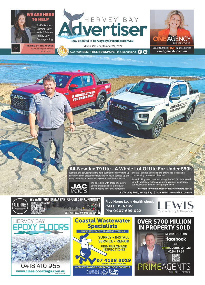 Hervey Bay Advertiser 19th September 2024 post image