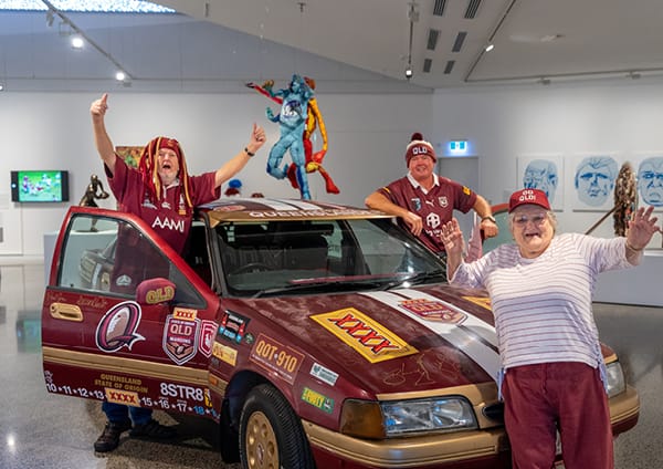 Gallery scores with State of Origin art exhibition post image