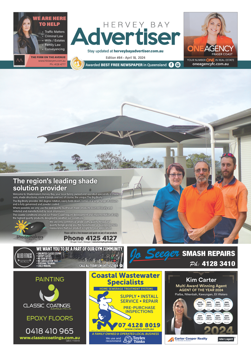 Hervey Bay Advertiser 18th April 2024 post image