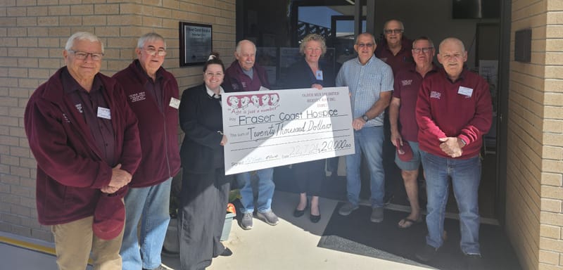 Older Men Unlimited donate $20,000 to local Hospice! post image