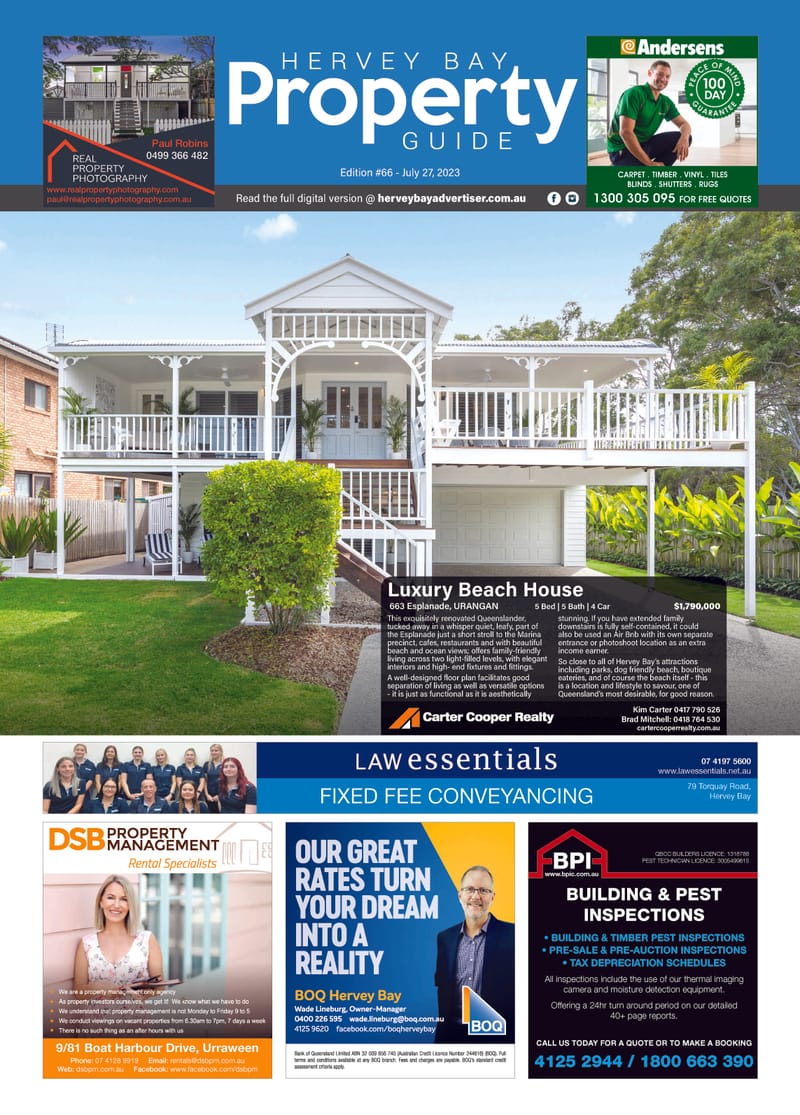 Hervey Bay Property Guide 27th July 2023 post image