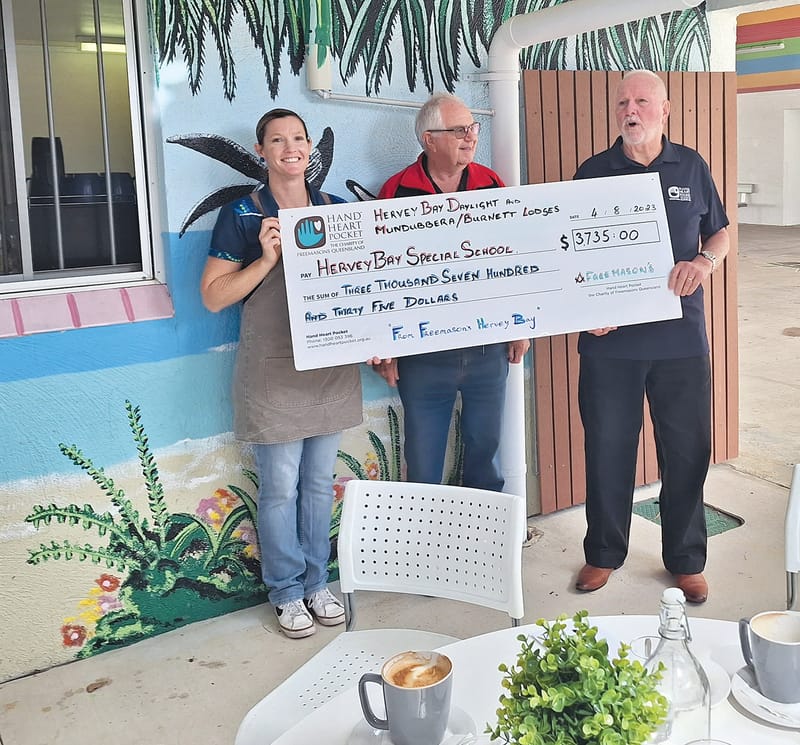 Masonic Lodge donation supports special school post image