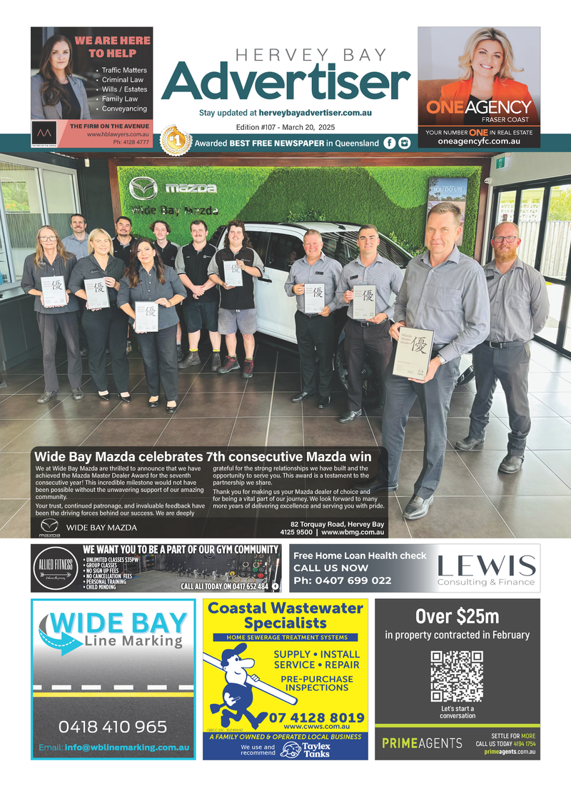 Hervey Bay Advertiser 20th March 2025 post image