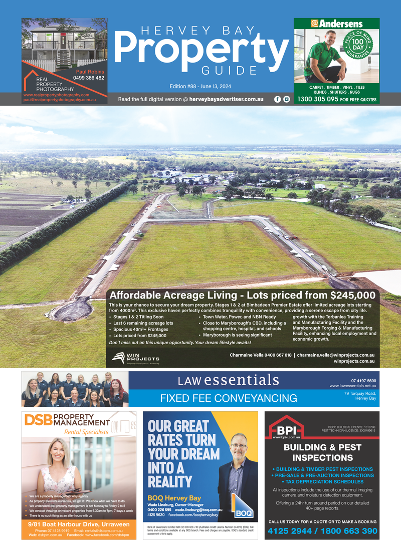 Hervey Bay Property Guide 13th June 2024 post image
