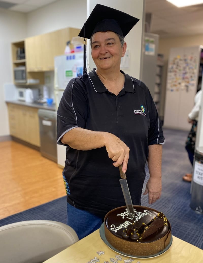 Anita gets equipped through Community Services Certificate post image