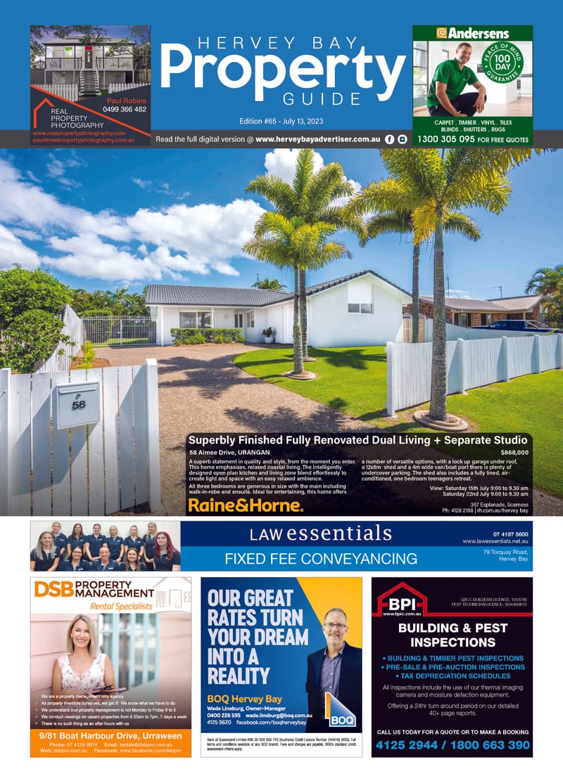 Hervey Bay Property Guide 13th July 2023 post image