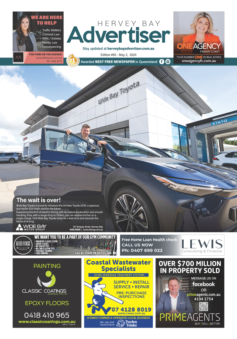 Hervey Bay Advertiser 2nd May 2024 post image