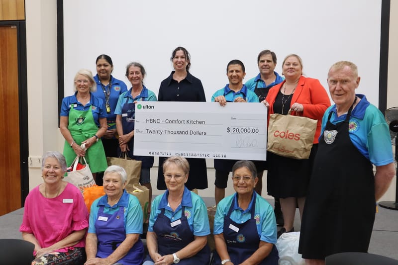 Ulton donates $20k for HBNC community meals post image