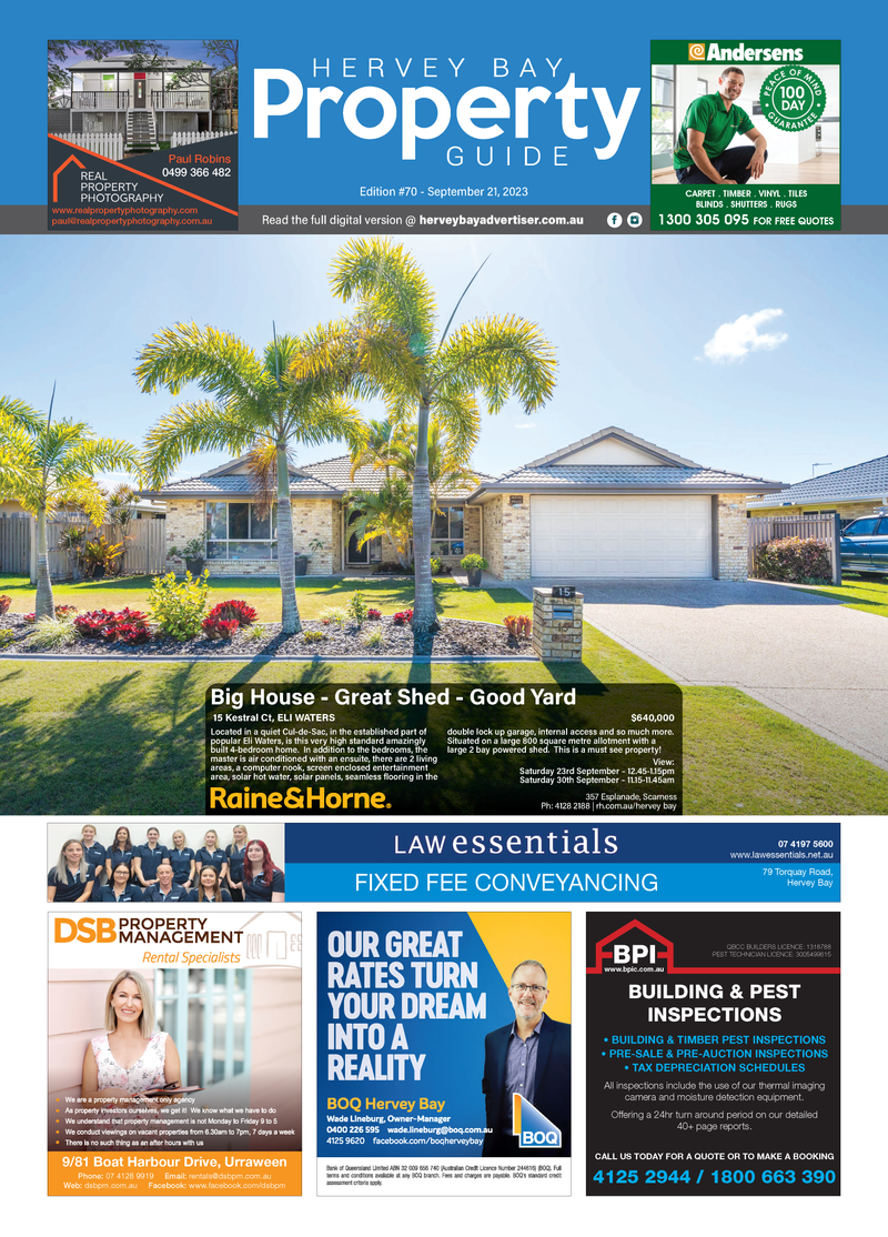 Hervey Bay Property Guide 21st September 2023 post image