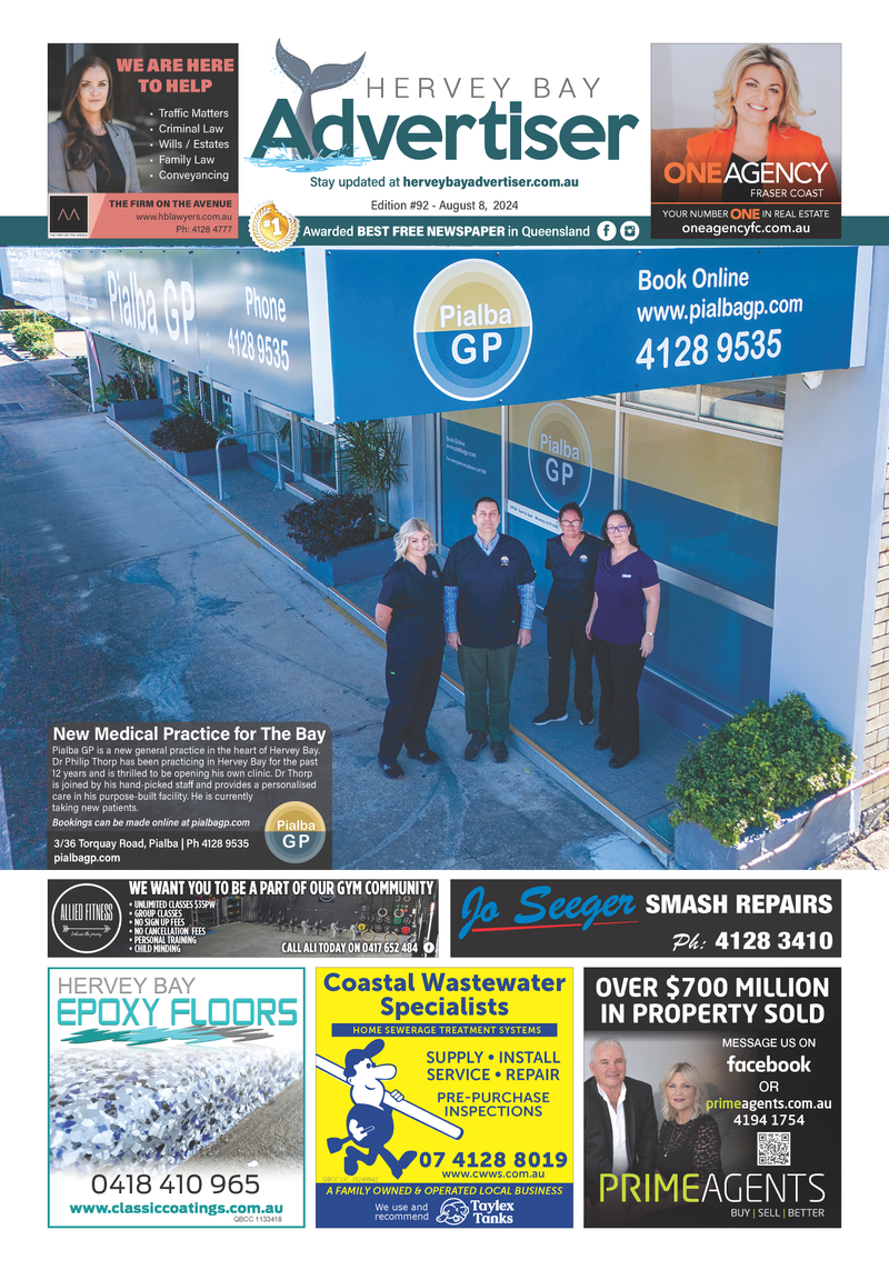 Hervey Bay Advertiser 8th August 2024 post image