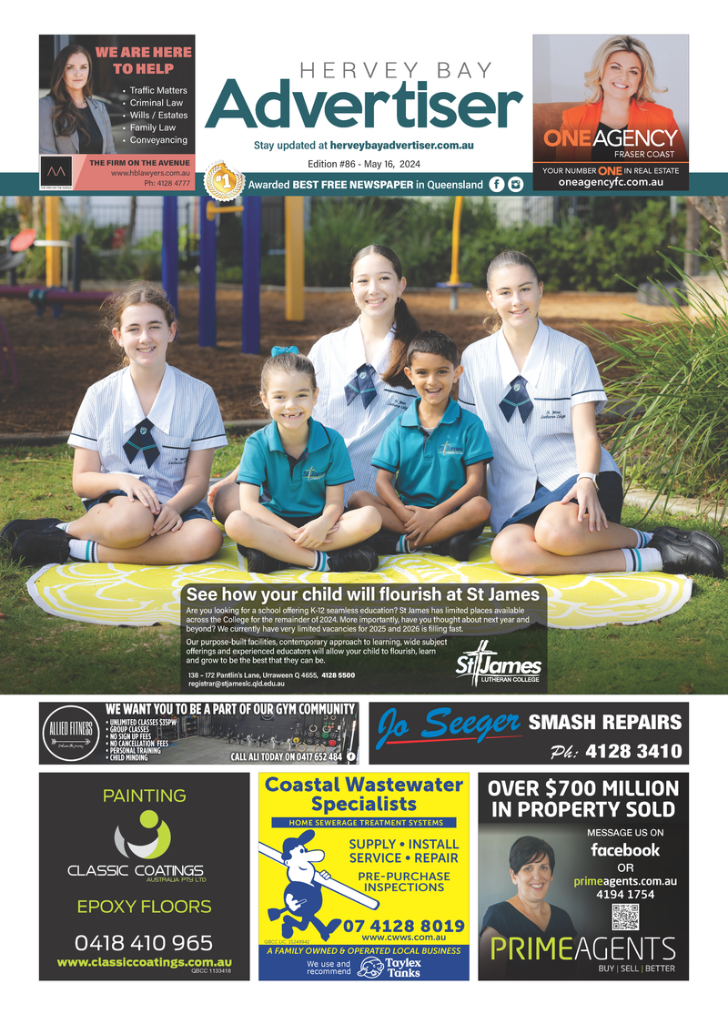 Hervey Bay Advertiser 16th May 2024 post image