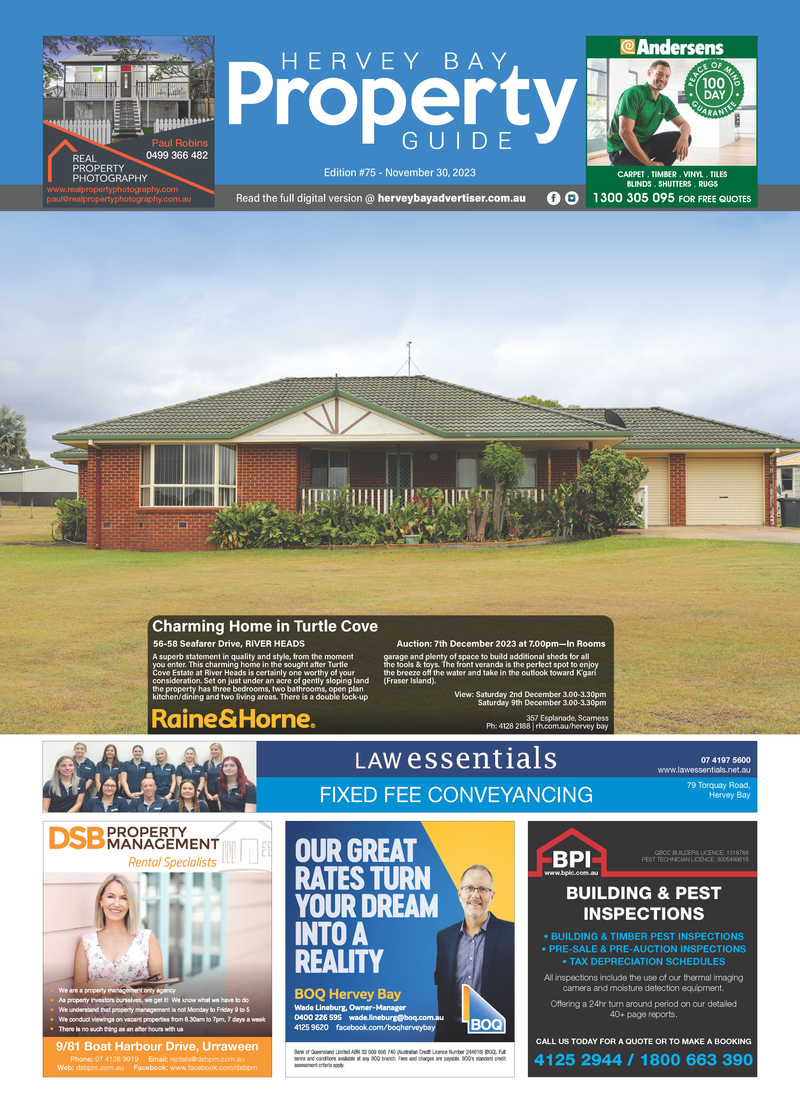Hervey Bay Property Guide 30th November 2023 post image