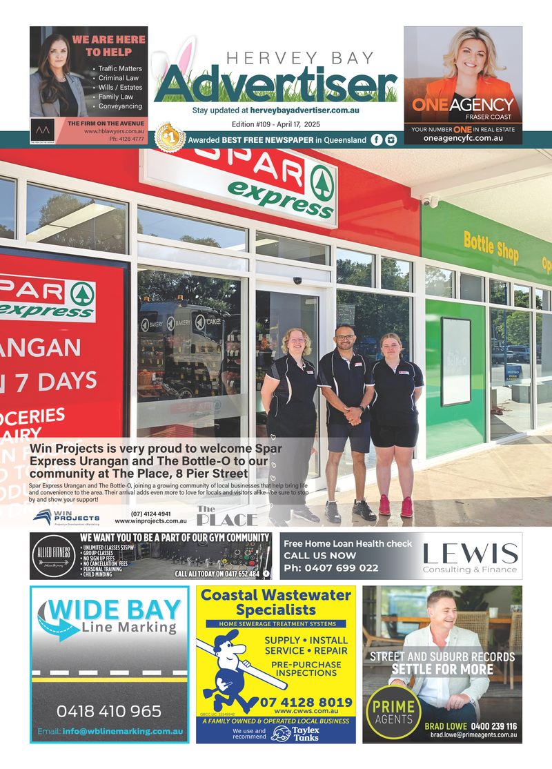 Hervey Bay Advertiser 17th April 2025 post image